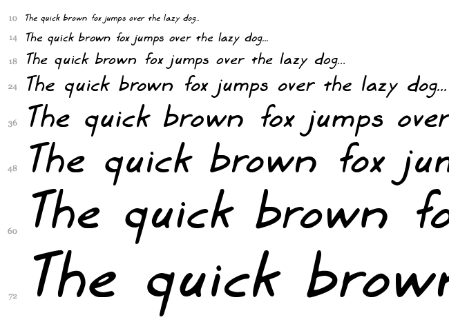 Marker SD font waterfall